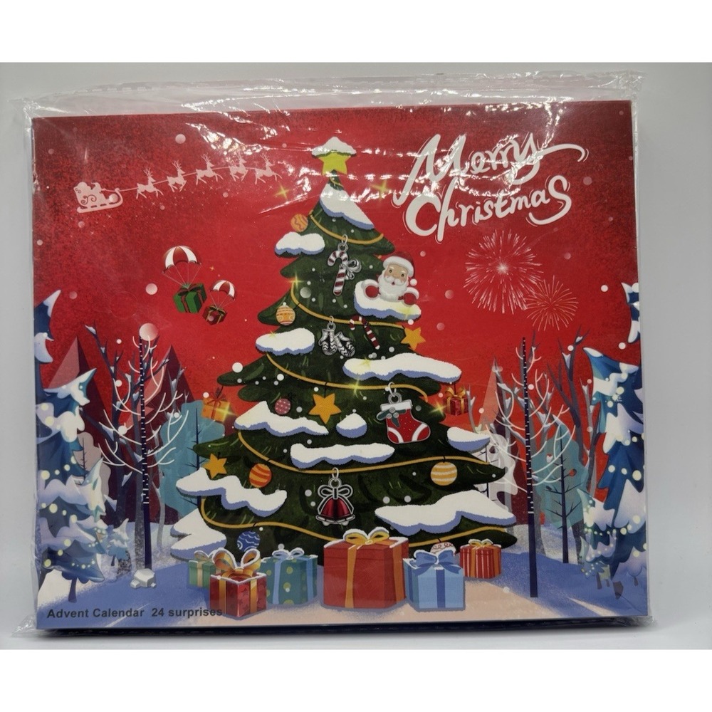 New- 24-Day Advent Calendar make a bracelet, 24 Charms,‎ 2 bracelets included.